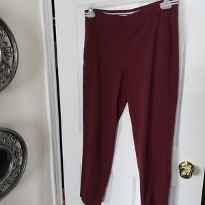 Size small wine color pants